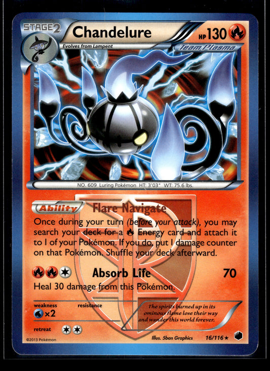 Chandelure (Team Plasma) #16/116 Plasma Freeze LP