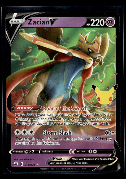 Zacian V #016/025 Celebrations LP