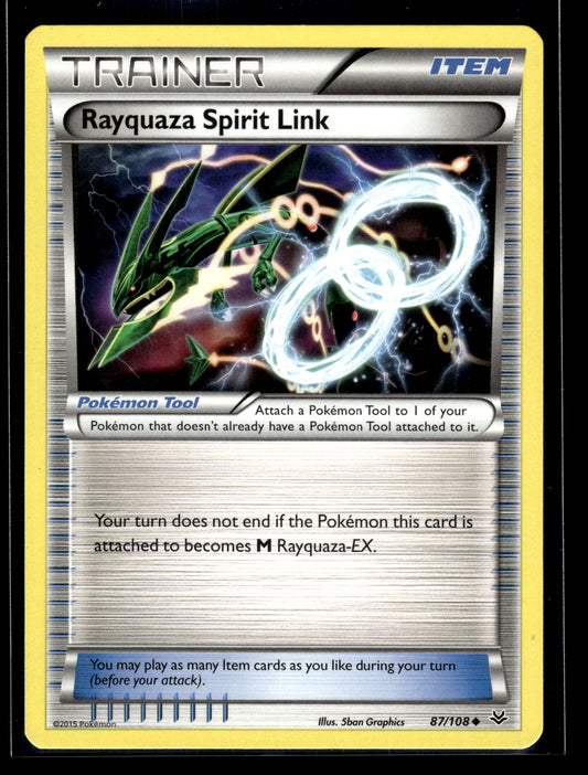 Rayquaza Spirit Link #87/108 Roaring Skies LP