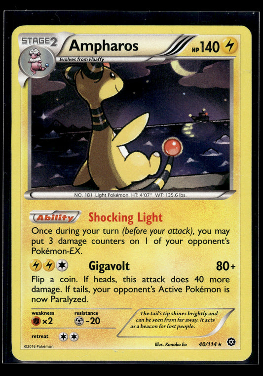 Ampharos #40/114 Steam Siege LP