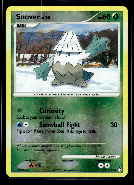 Snover #101/123 Reverse Holo Mysterious Treasures LP