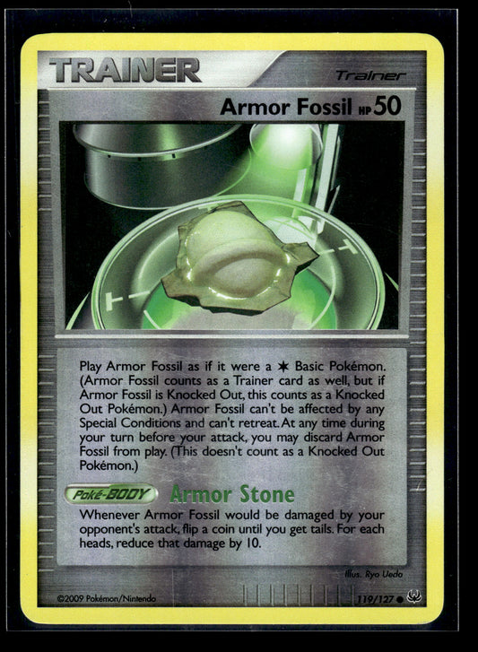 Armor Fossil #119/127 Reverse Holo Platinum LP