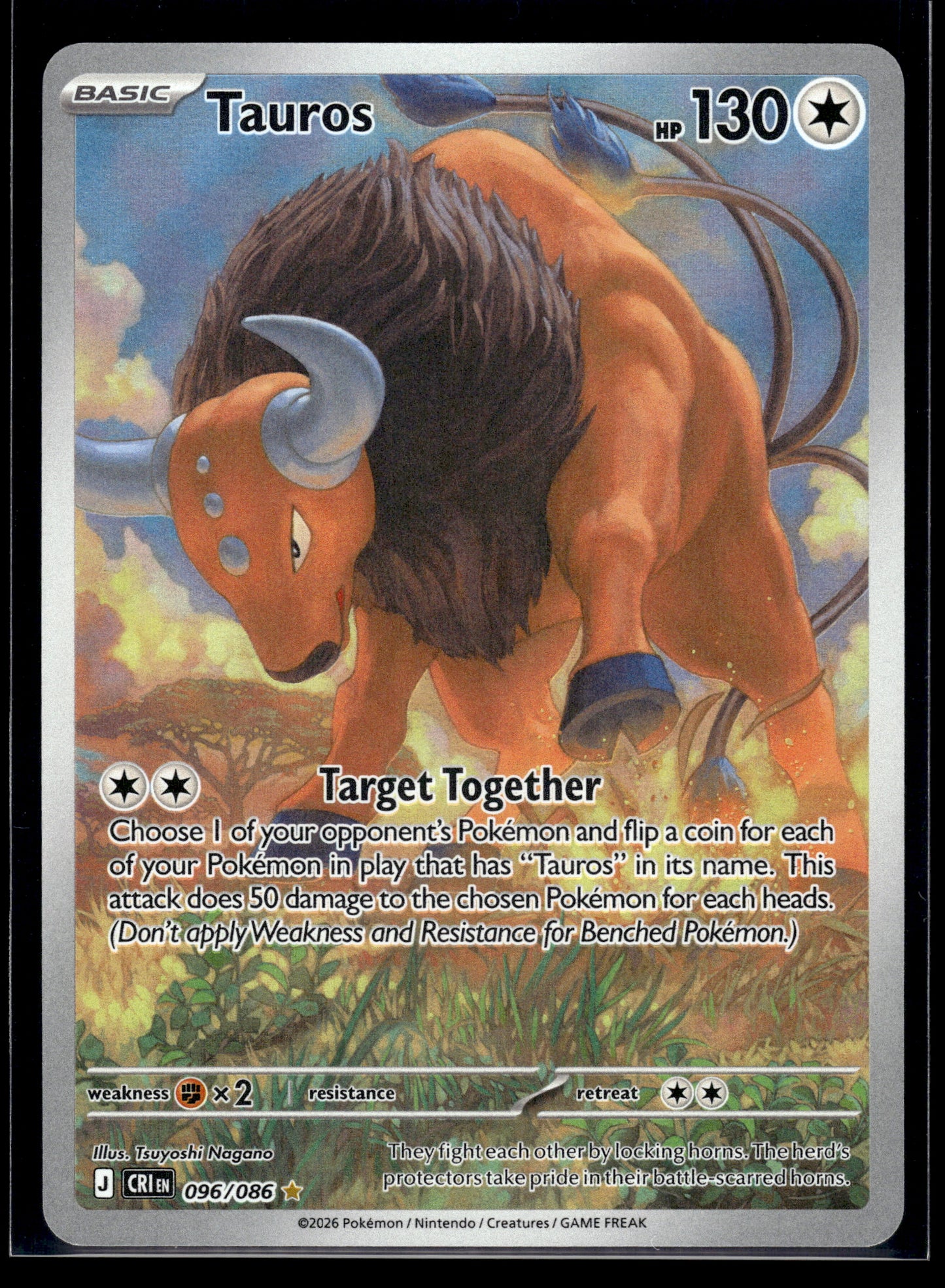 Tauros #096/086 Chaos Rising NM