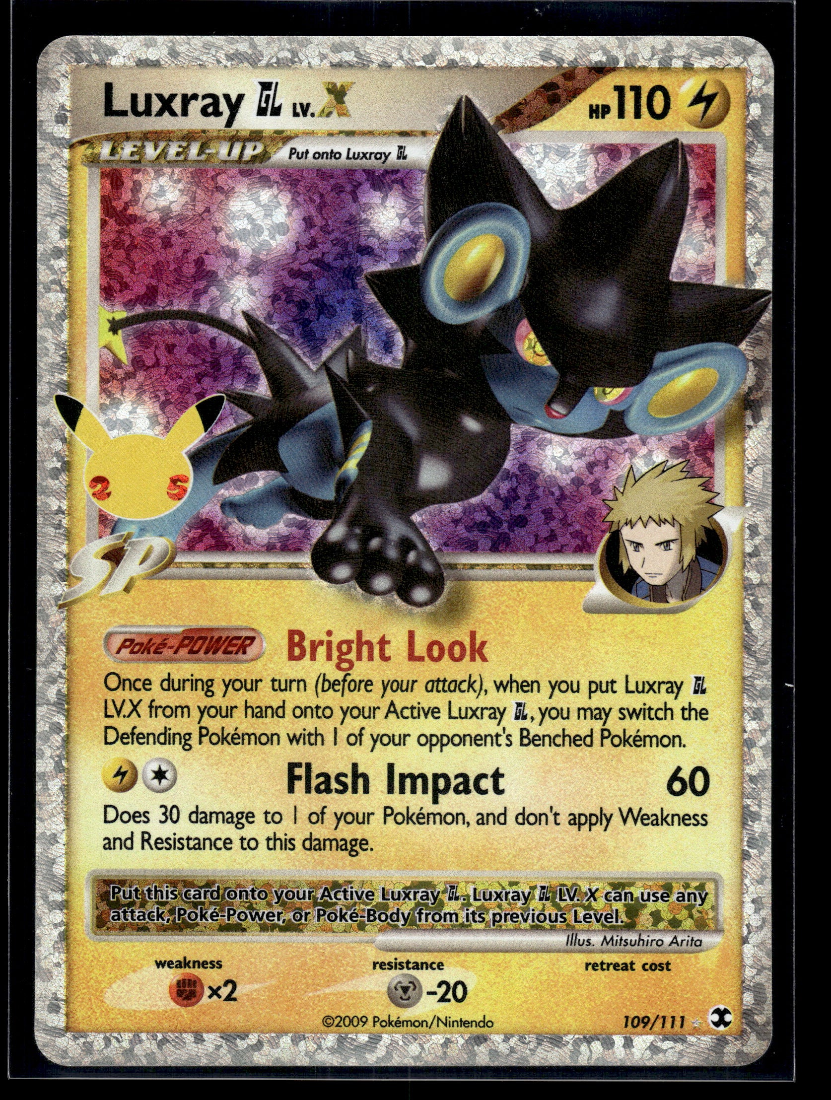 Luxray GL LV.X #109/111 Celebrations VLP