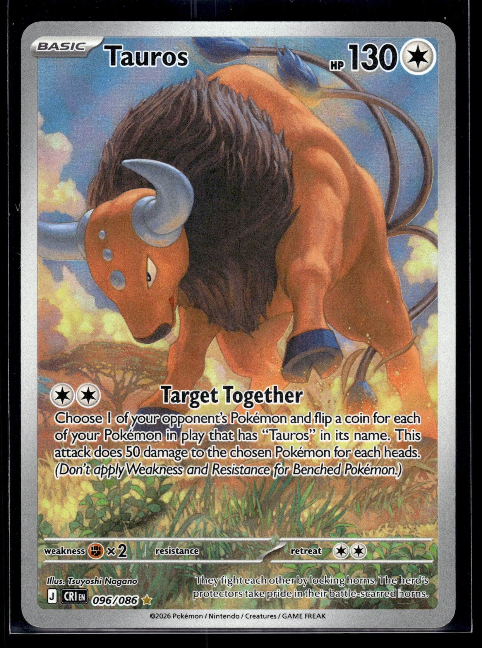 Tauros #096/086 Chaos Rising NM