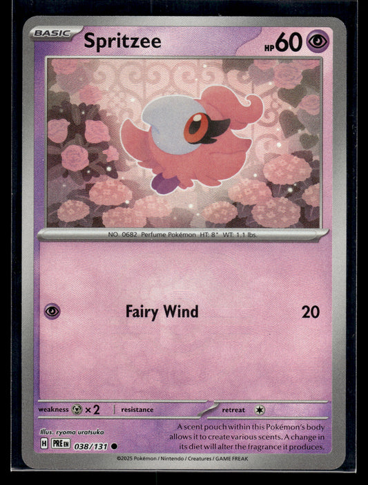 Spritzee (Master Ball) #038/131 Prismatic Evolutions VLP