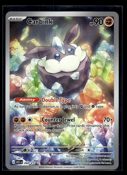 Carbink #242/217 Ascended Heroes NM