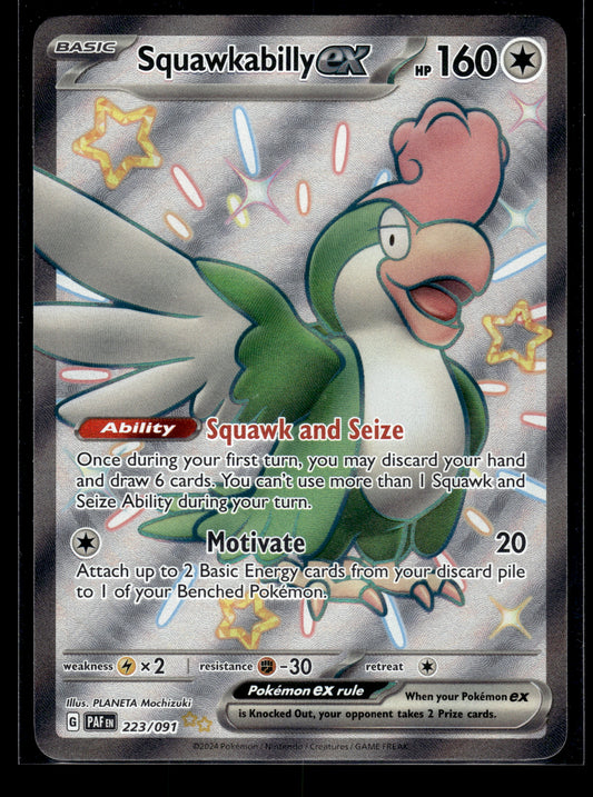 Squawkabilly ex #223/091 Paldean Fates LP