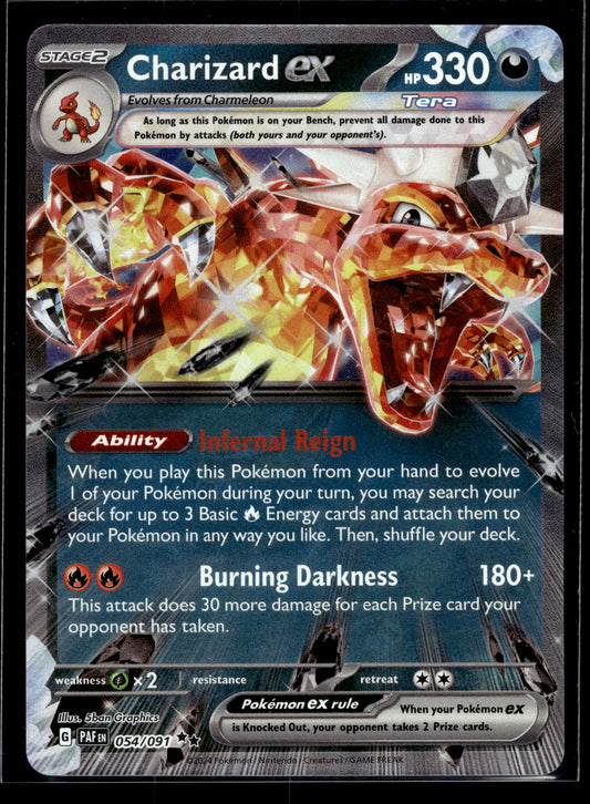 Charizard ex #054/091 Paldean Fates VLP