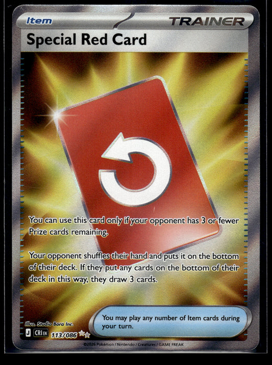 Special Red Card #113/086 Chaos Rising VLP