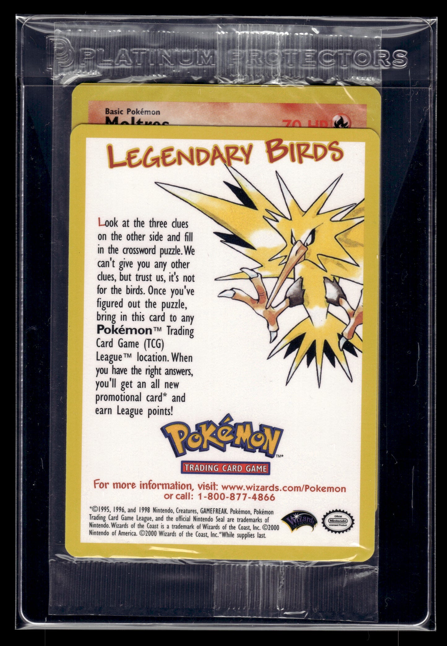Moltres #21/53 SEALED WoTC Promo NM