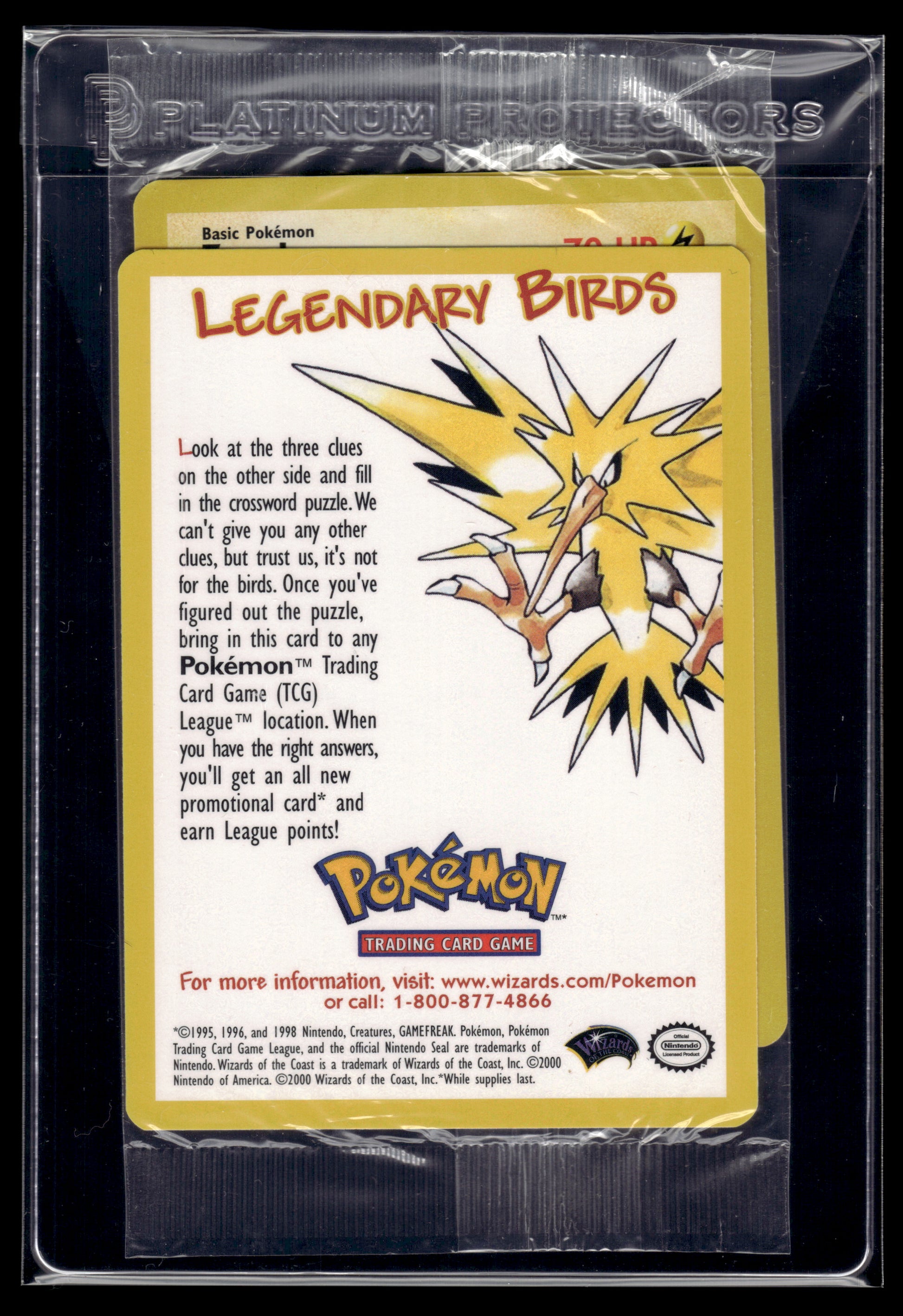 Zapdos #23/53 SEALED WoTC Promo NM