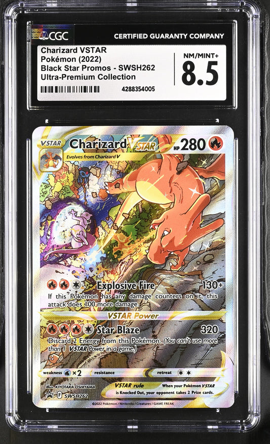 CGC 8.5 Charizard VSTAR #SWSH262 UPC Promo