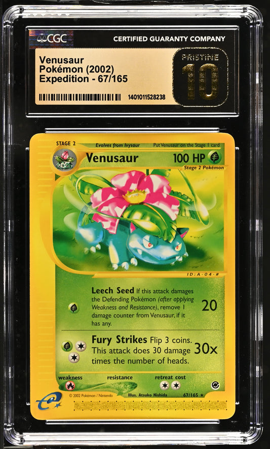 CGC 10 Venusaur #67/165 Expedition