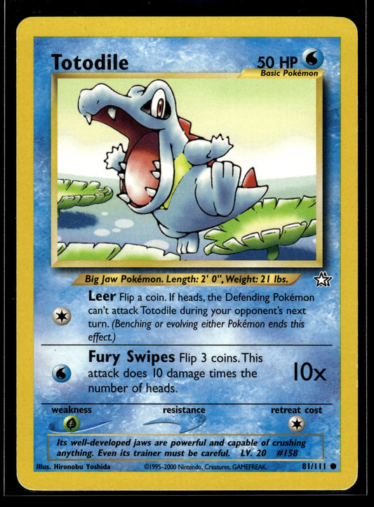 Totodile #081/111 Neo Genesis LP