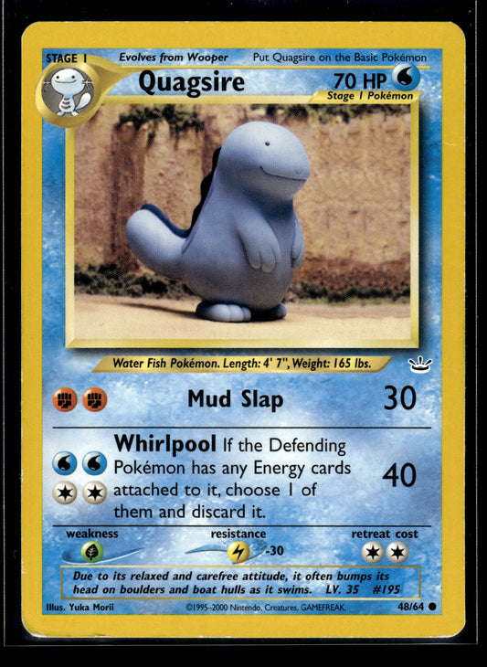Quagsire #48/64 Neo Revelation MP