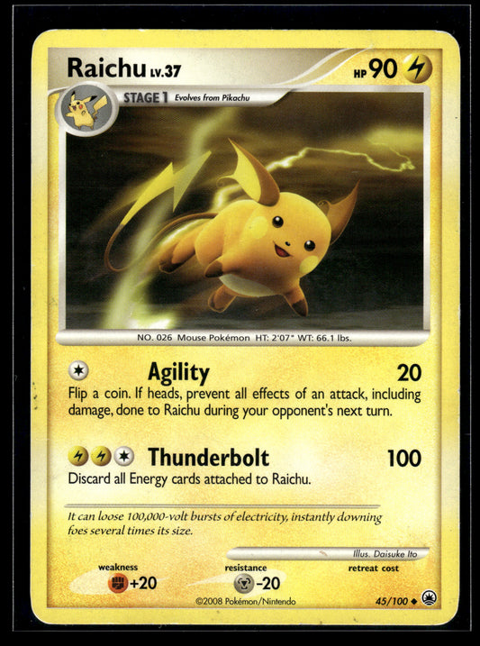 Raichu #45/100 Majestic Dawn MP