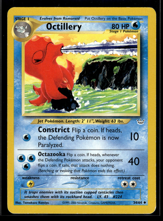 Octillery #34/64 Neo Revelation MP