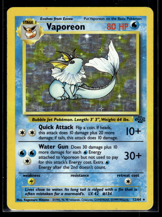 Vaporeon #12/64 Jungle MP