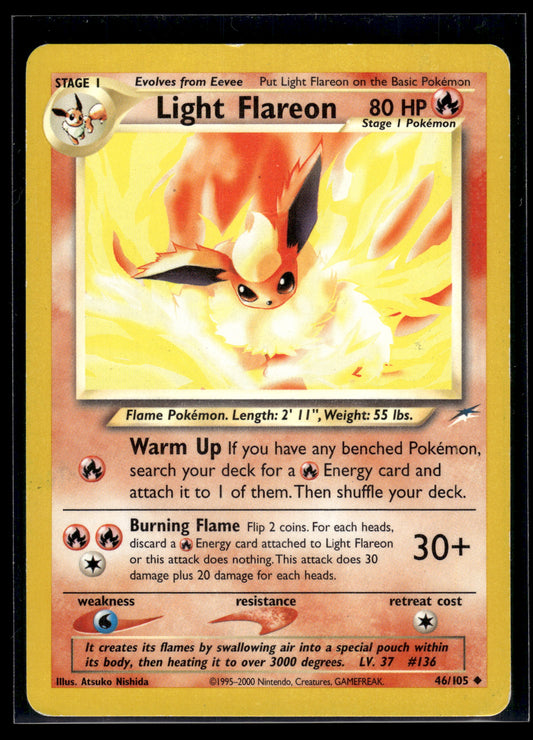 Light Flareon #046/105 Neo Destiny MP