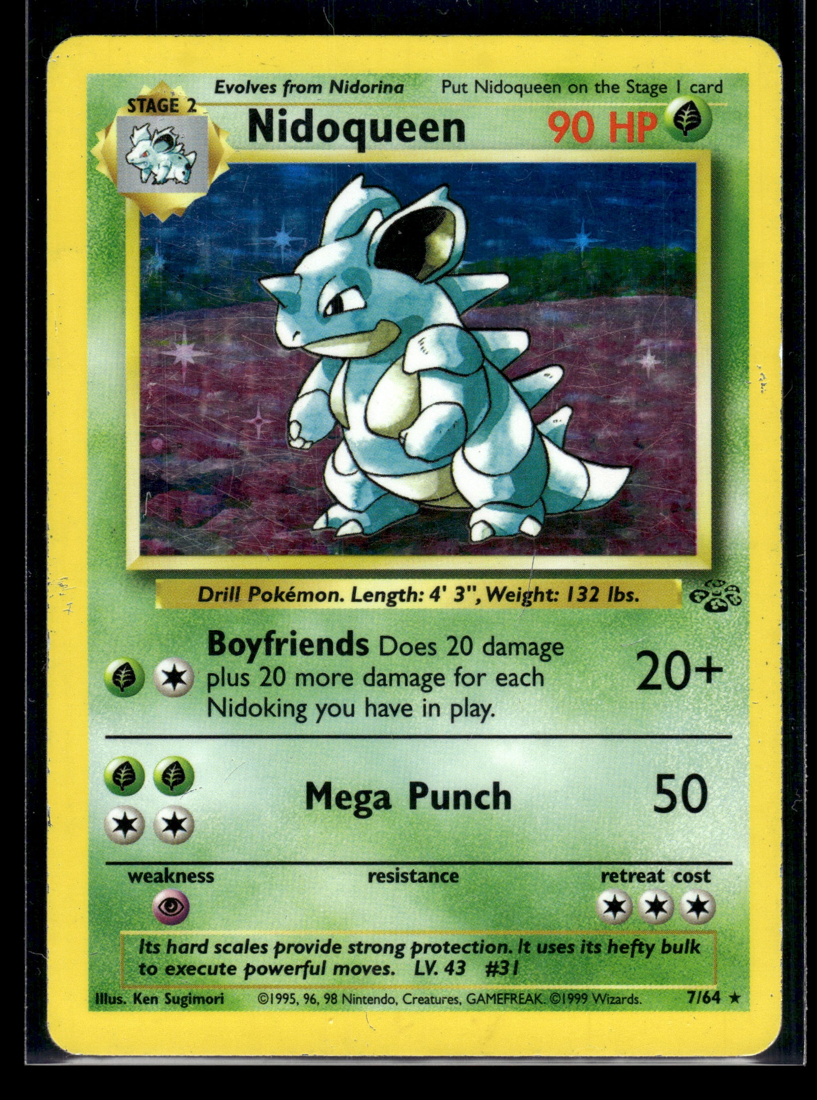 Nidoqueen #07/64 Jungle MP