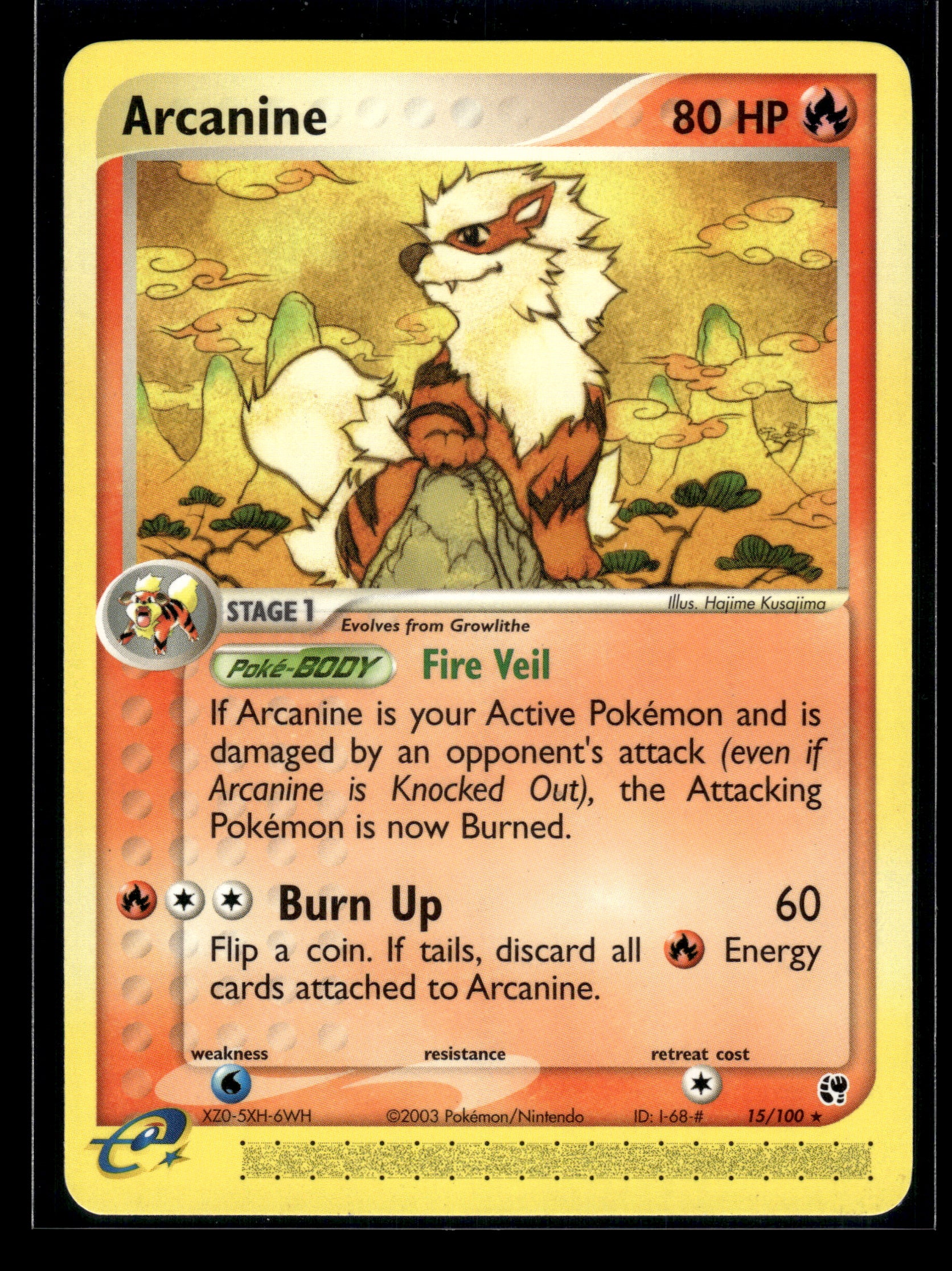 Arcanine #15/100 Sandstorm LP