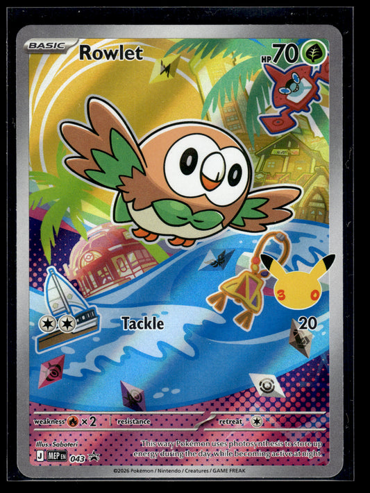 Rowlet #043 Mega Evolution Promo LP