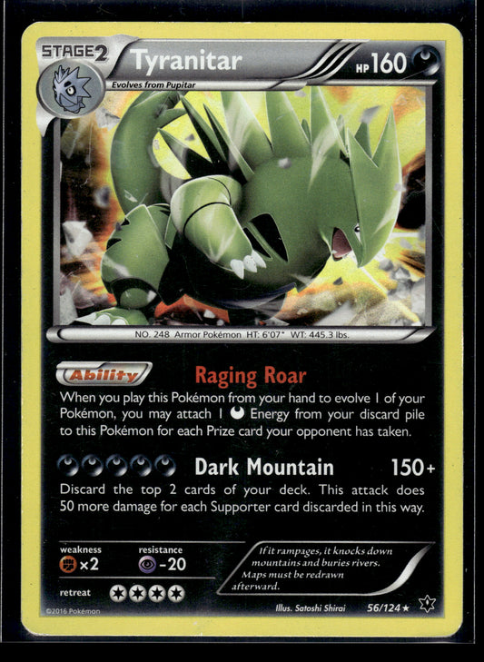 Tyranitar #56/124 Fates Collide MP