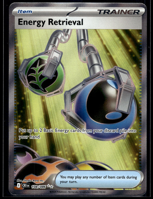 Energy Retrieval #108/086 Chaos Rising NM