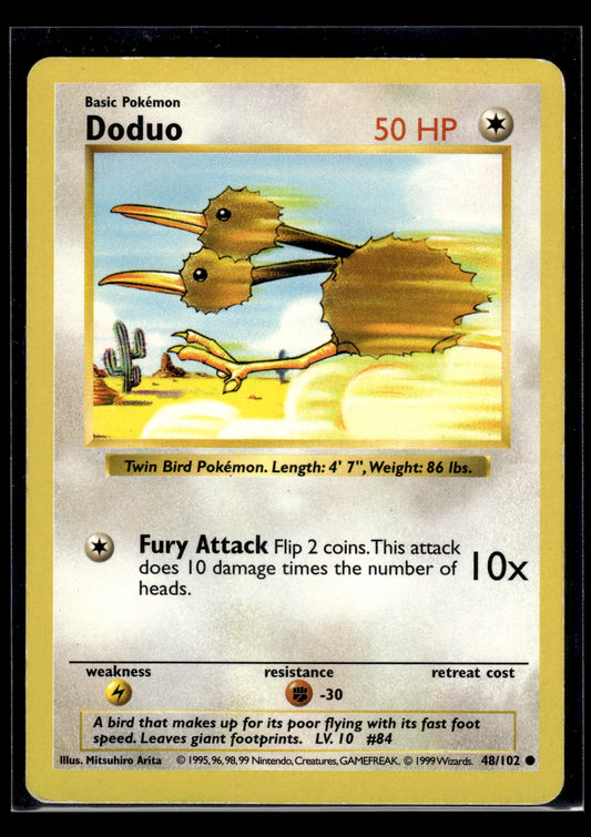 Doduo #048/102 Base Set (Shadowless) MP