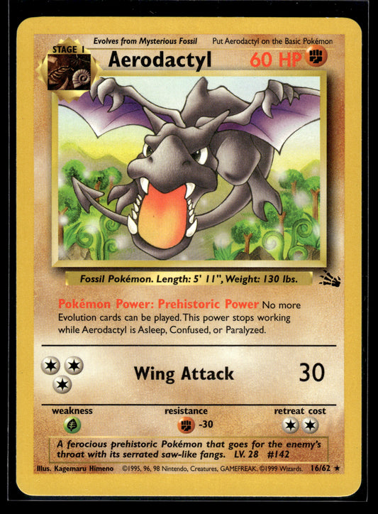 Aerodactyl #16/62 Fossil LP