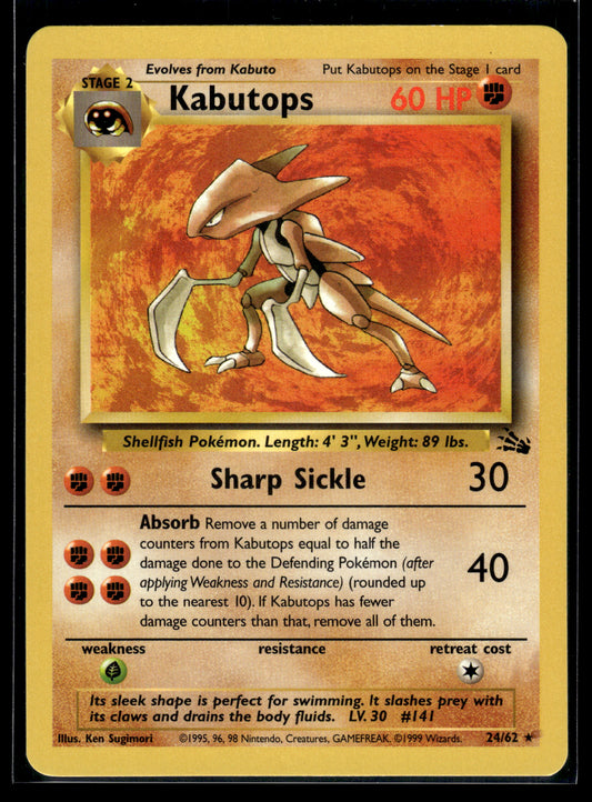 Kabutops #24/62 Fossil LP