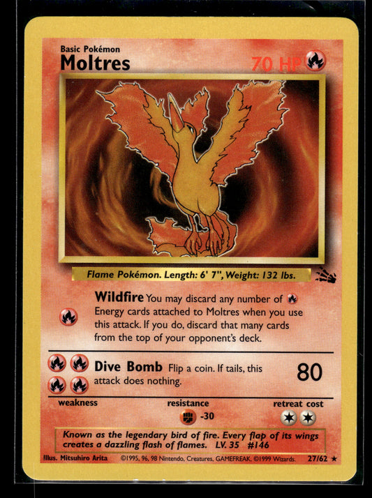 Moltres #27/62 Fossil LP