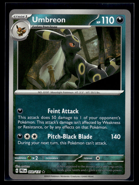 Umbreon (Poke Ball) #059/131 Prismatic Evolutions NM