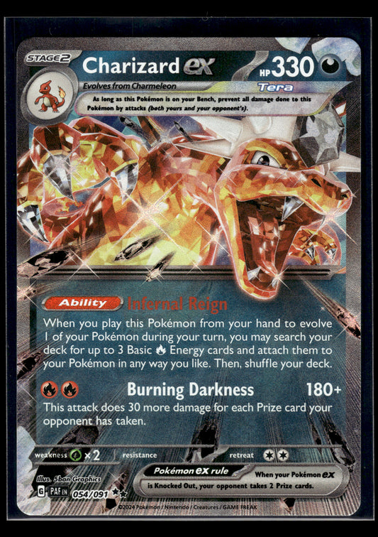 Charizard ex #054/091 Paldean Fates VLP