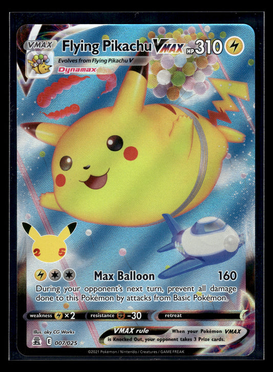 Flying Pikachu VMAX #007/025 Celebrations NM