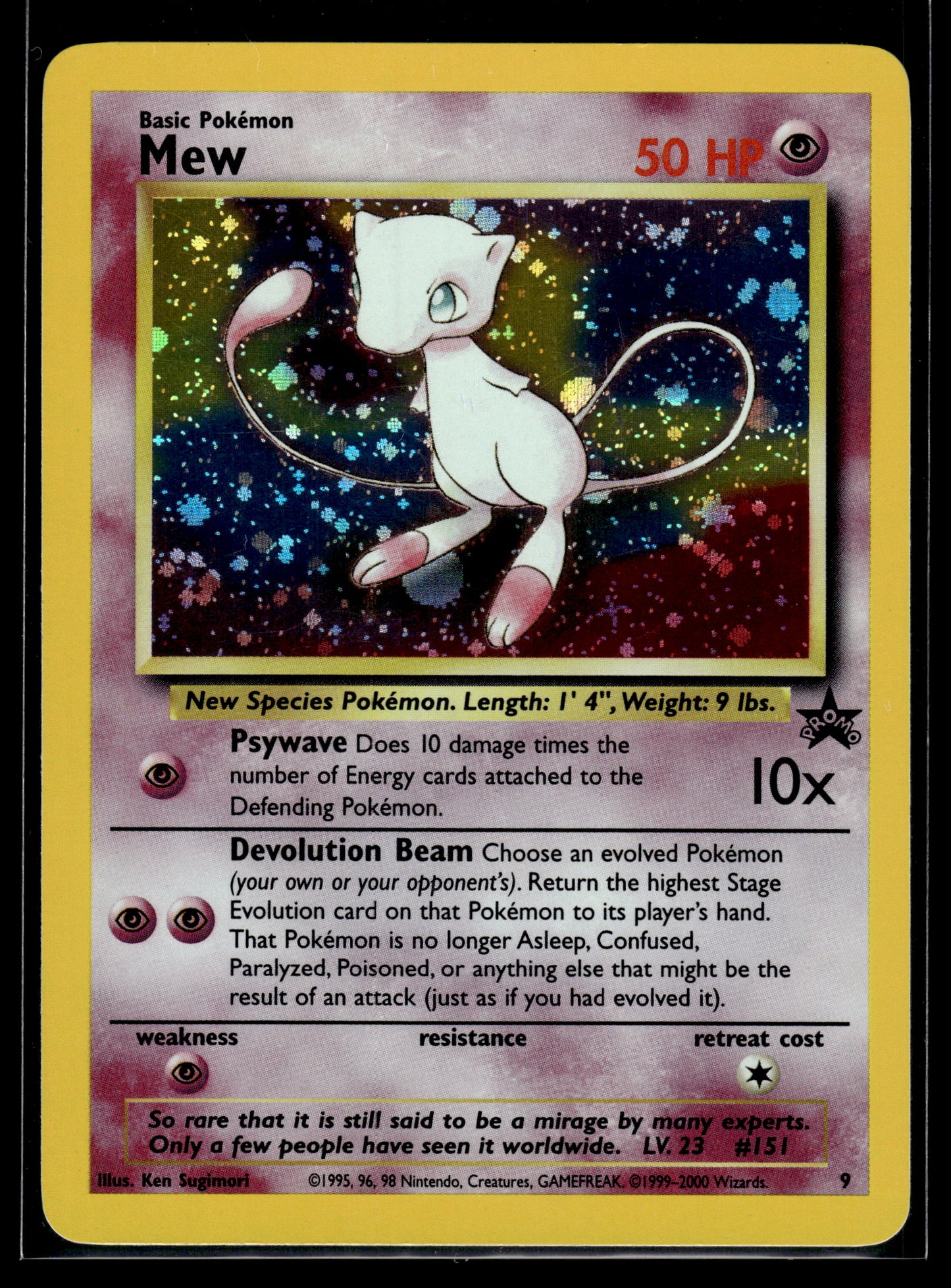 Mew #09/53 WoTC Promo LP