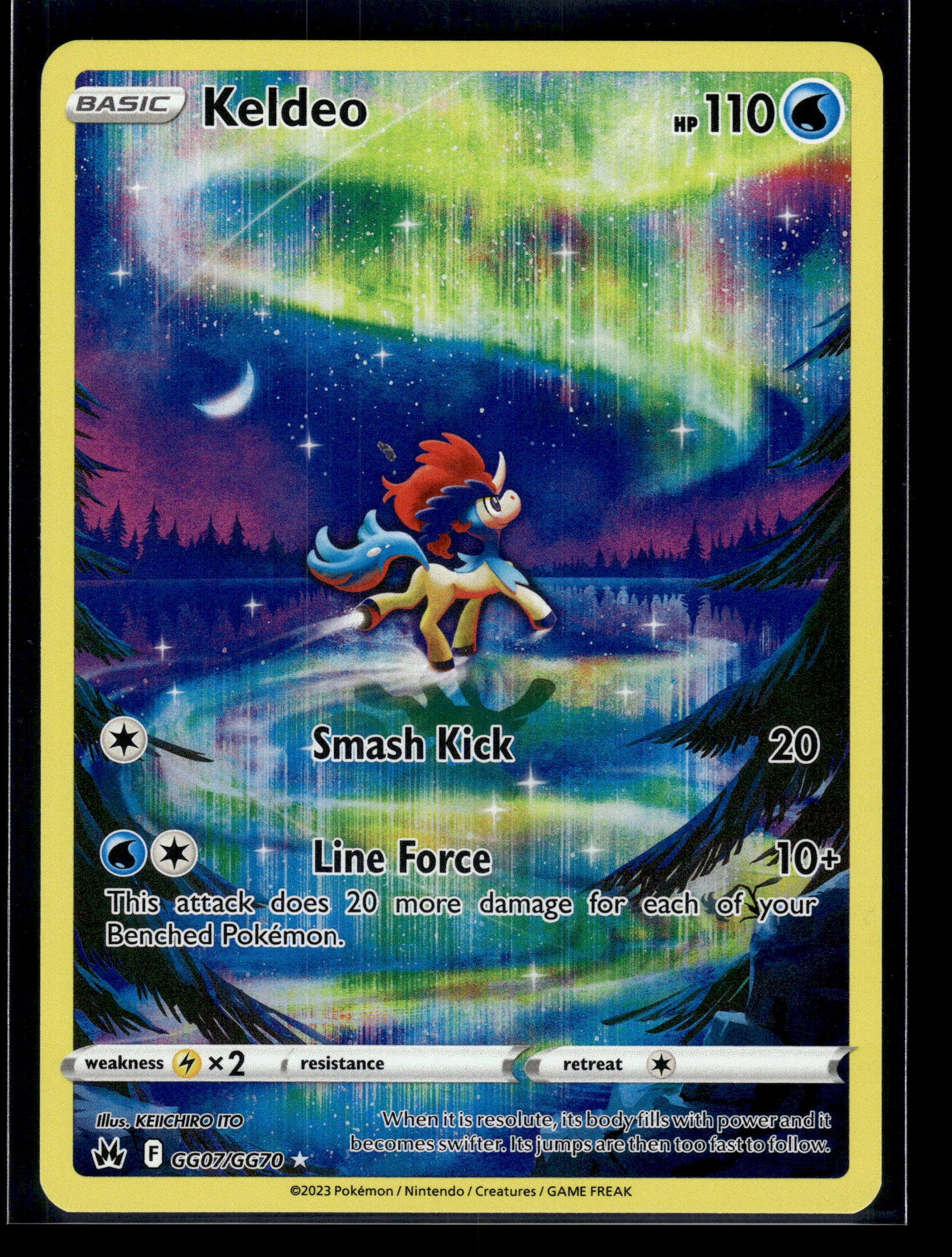 Keldeo #GG07/GG70 Crown Zenith: Galarian Gallery VLP