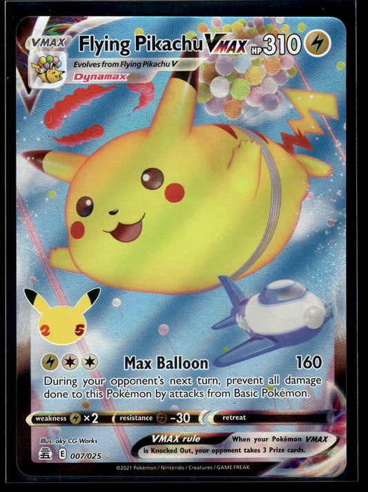Flying Pikachu VMAX #007/025 Celebrations VLP