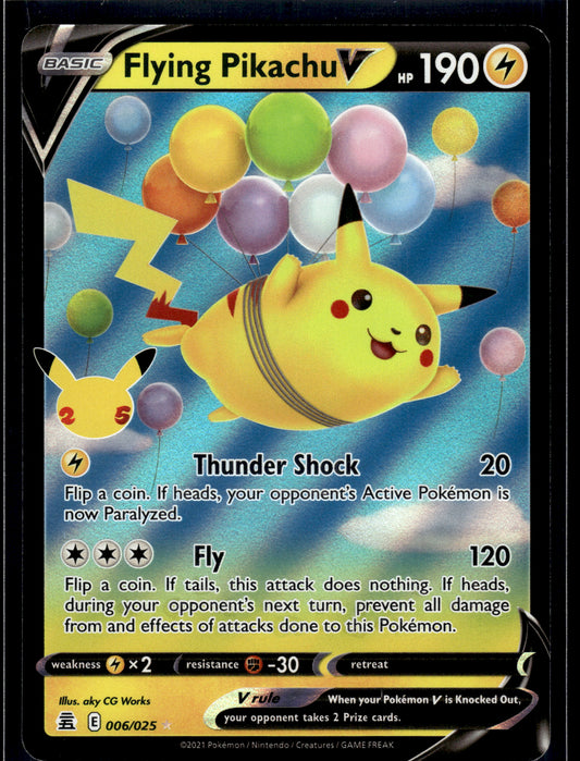 Flying Pikachu V #006/025 Celebrations VLP