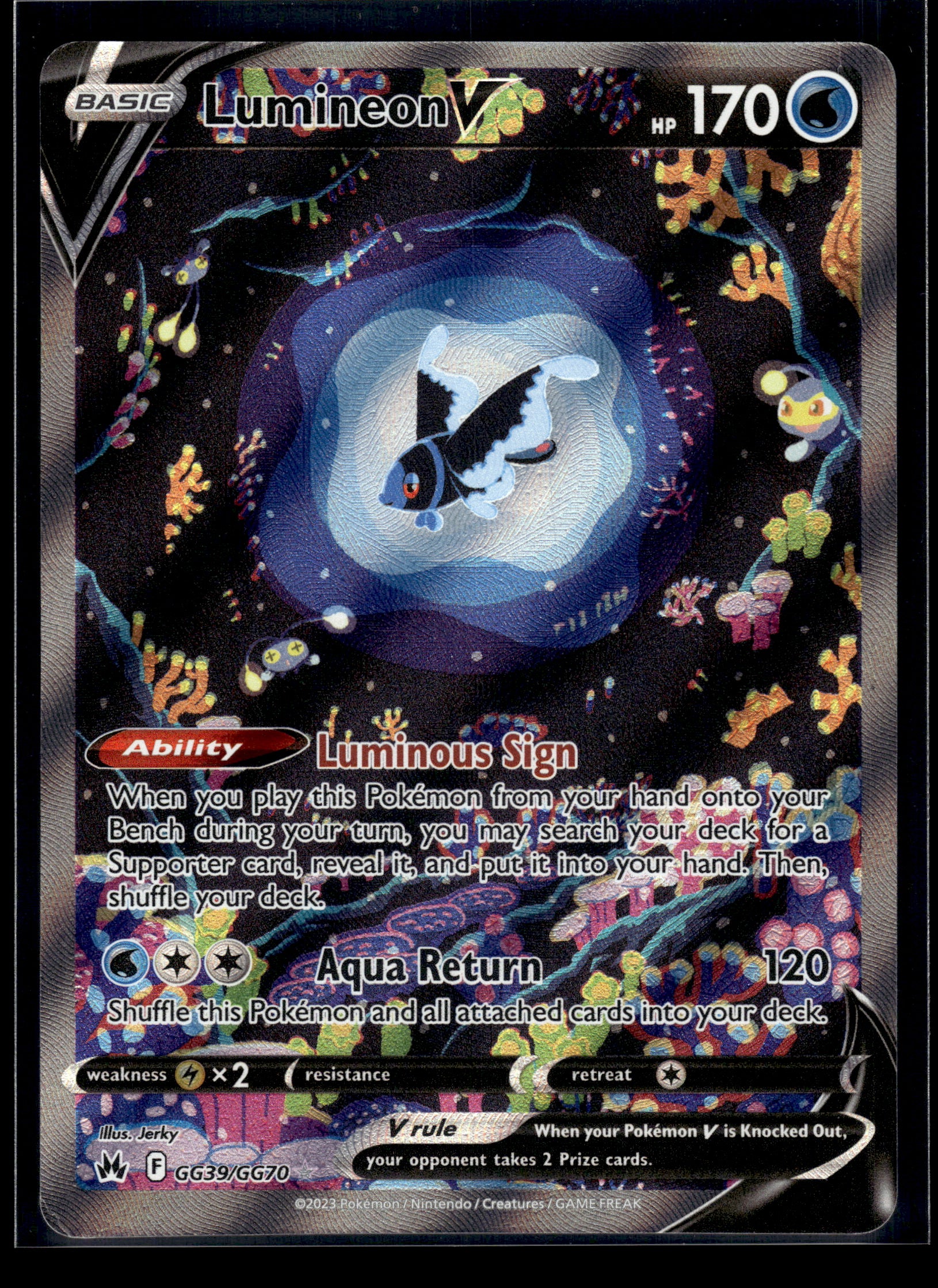 Lumineon V #GG39/GG70 Crown Zenith: Galarian Gallery NM