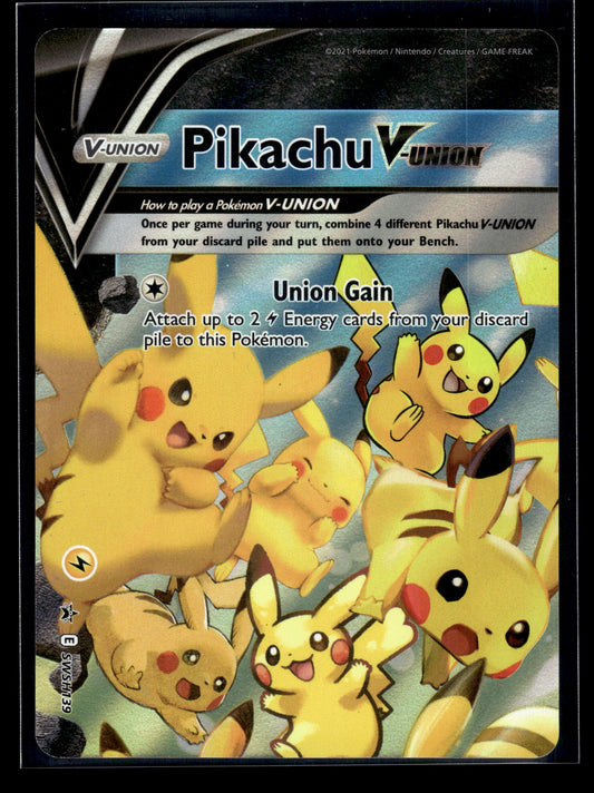 Pikachu V-Union #SWSH139 Sword & Shield Promo Cards VLP