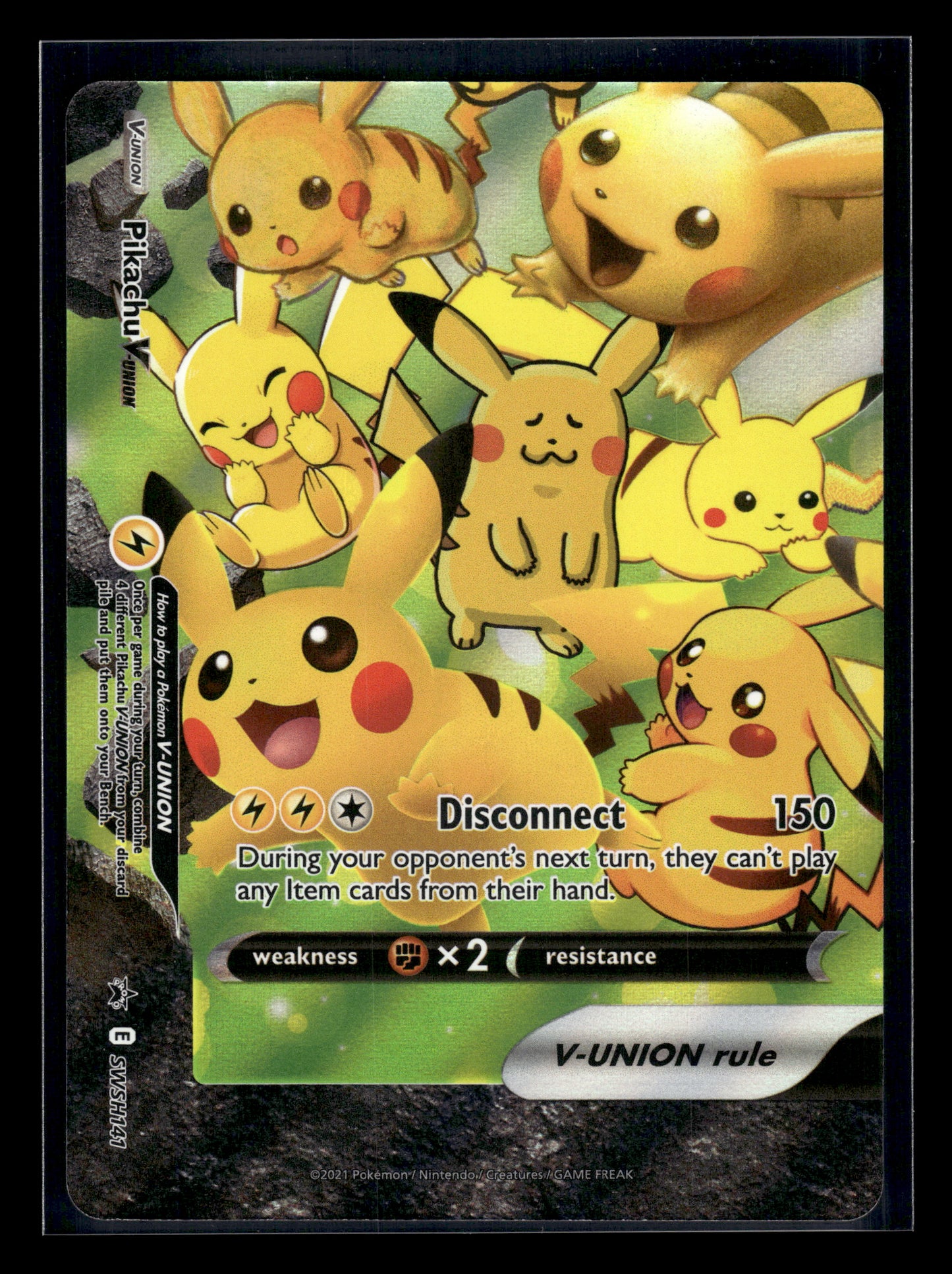 Pikachu V-Union #SWSH141 Sword & Shield Promo Cards NM