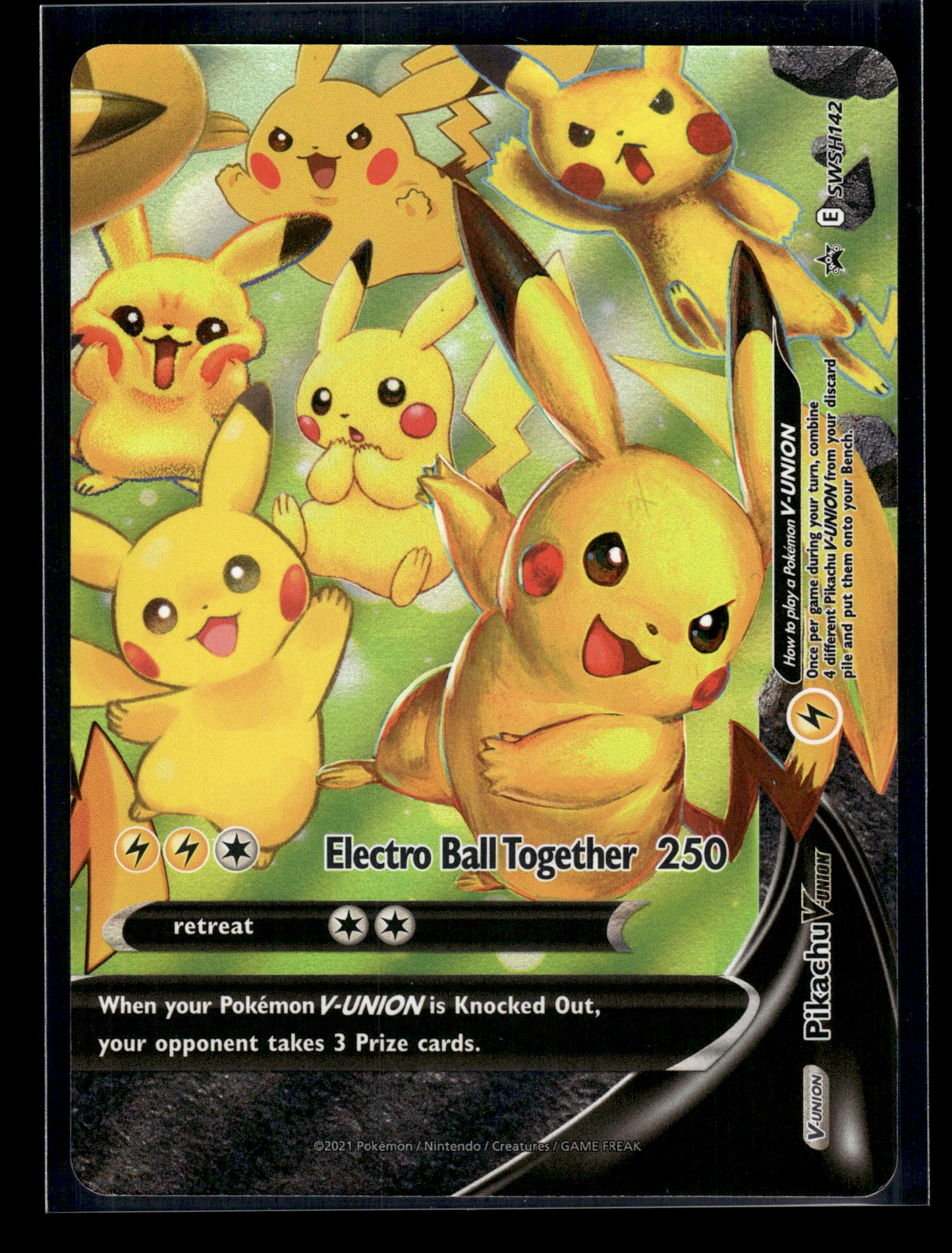 Pikachu V-Union #SWSH142 Sword & Shield Promo Cards VLP
