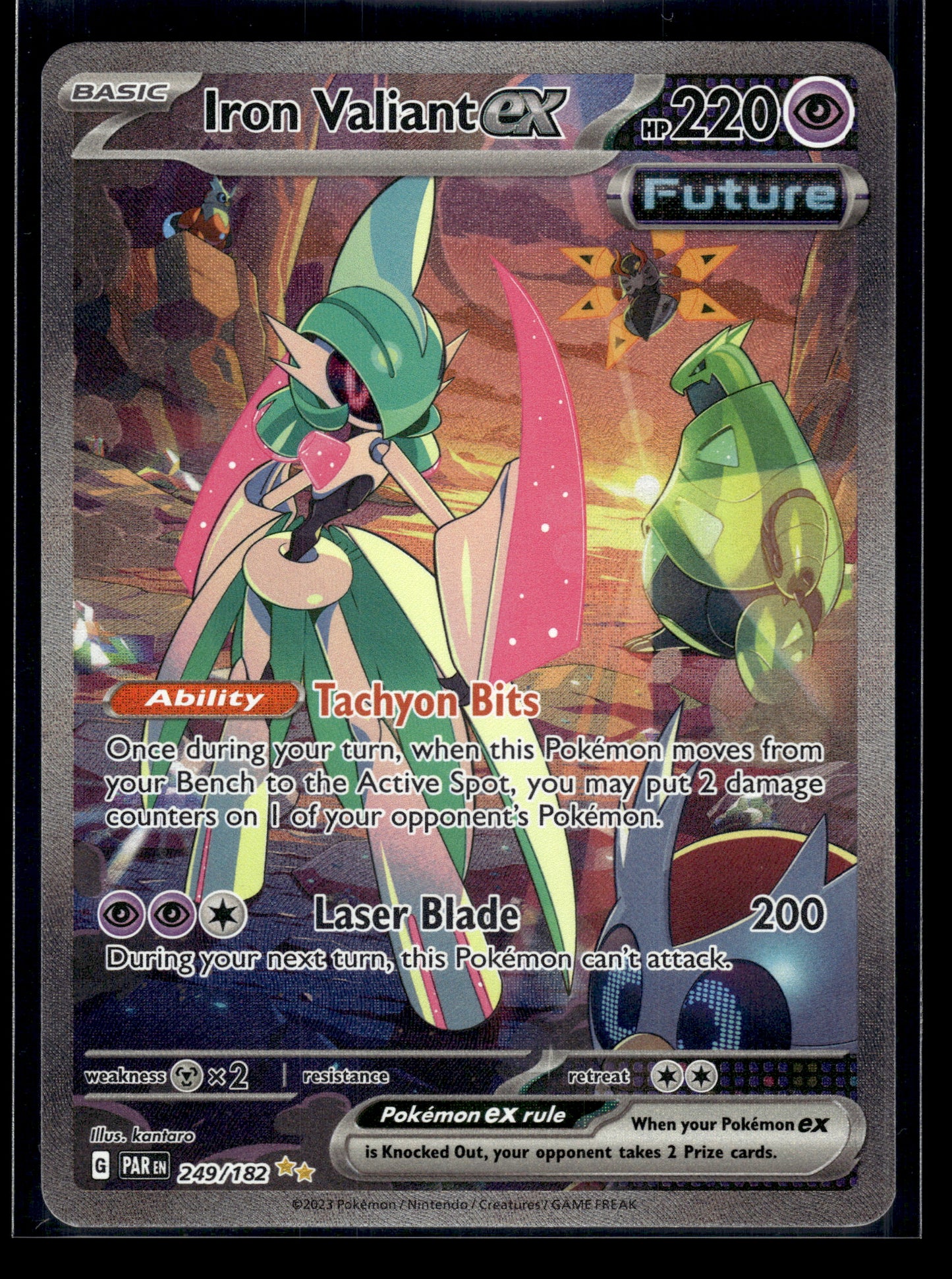 Iron Valiant ex #249/182 Paradox Rift VLP