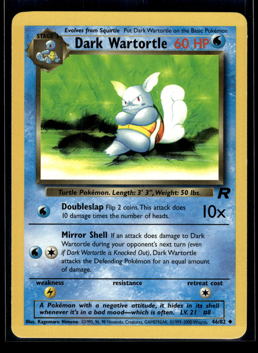 Dark Wartortle #46/82 Team Rocket LP