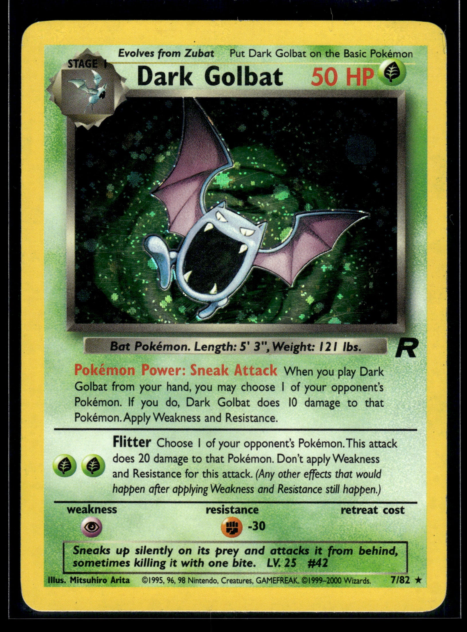 Dark Golbat #07/82 Team Rocket MP