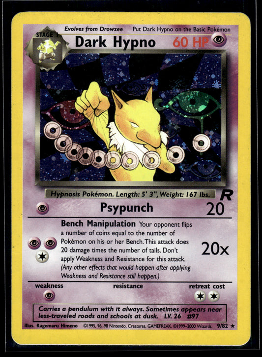 Dark Hypno #09/82 Team Rocket MP