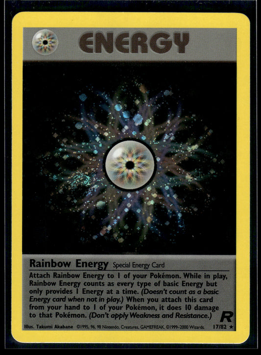 Rainbow Energy #17/82 Team Rocket LP