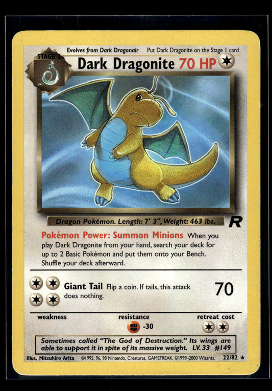 Dark Dragonite #22/82 Team Rocket MP